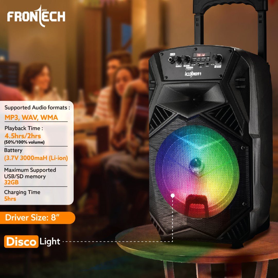 Frontech Wireless Bluetooth Trolley Speaker (SW-0209) Frontech Wireless Bluetooth Trolley Speaker (SW-0209)
